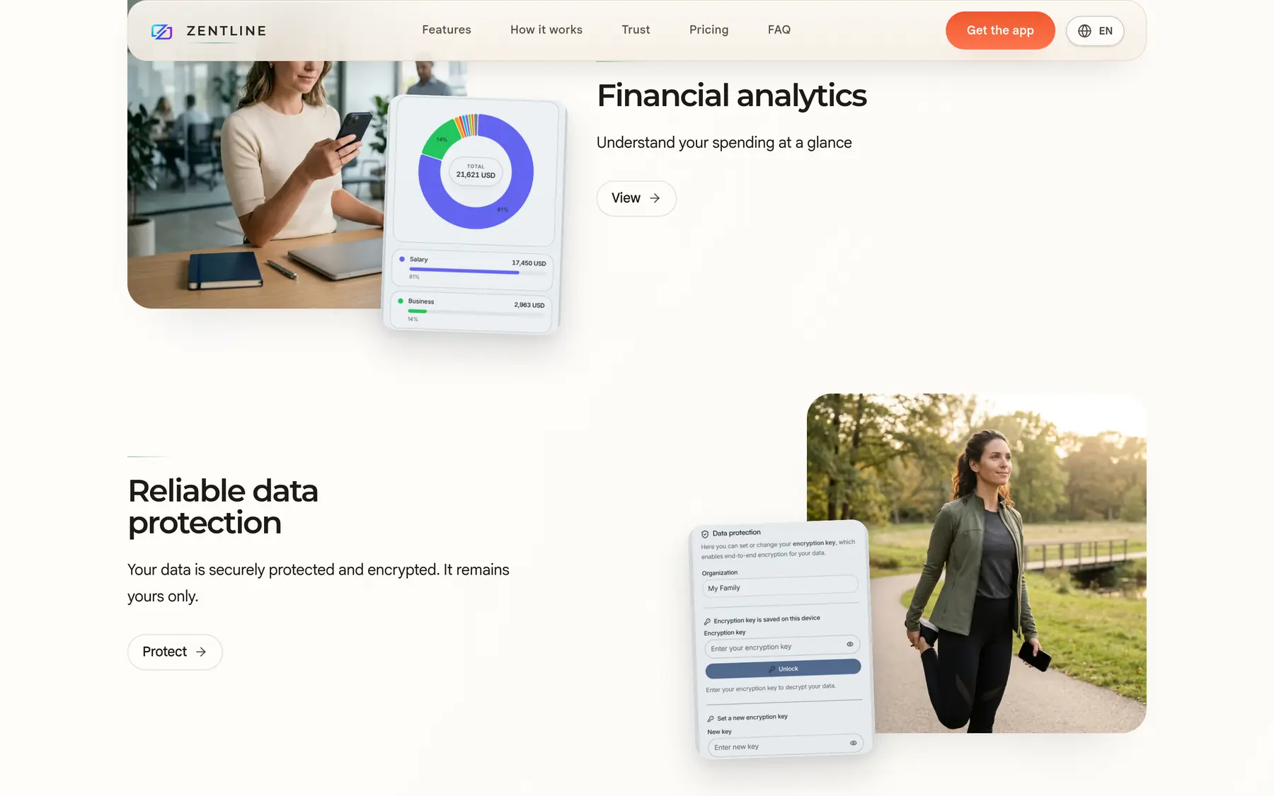 Finsight — financial analytics and encryption key management